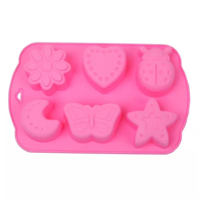 Moon Shaped Pans Silicone Baking Molds DIY Chocolate Star Shape Baking Pan