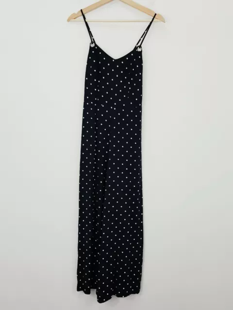 SEED HERITAGE Womens Size 6 Spot Print Sleeveless Jumpsuit