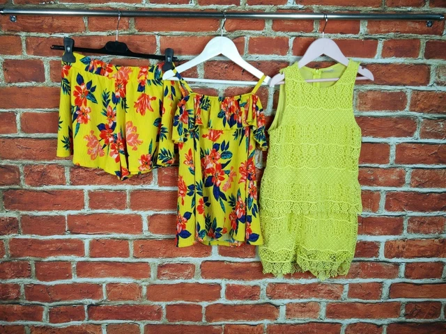 Girls Bundle Age 9-10 Years Zara Next Playsuit Co-Ord Shorts Top Summer 140Cm