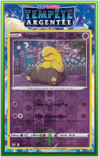 Soporifik Reverse - EB12:Tempête Argentée - 060/195 - Carte Pokémon FR Neuve