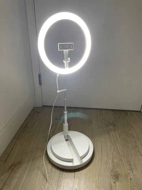 Luz de anillo plegable LED (soporte de teléfono). 3 modos