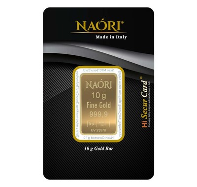 Lingotto oro 10g 999.9er oro con certificato VALCAMBI 
