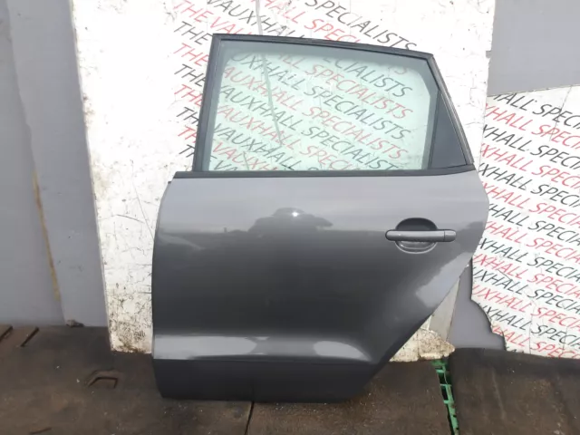 Volkswagen Polo Se Mk5 6R 2009-2014 Left Side Rear N/S/R Door Bare Grey 38739