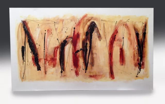 Del Norte Artista John Booth Grande Original Betún Pintura Arte 'The Comprador'