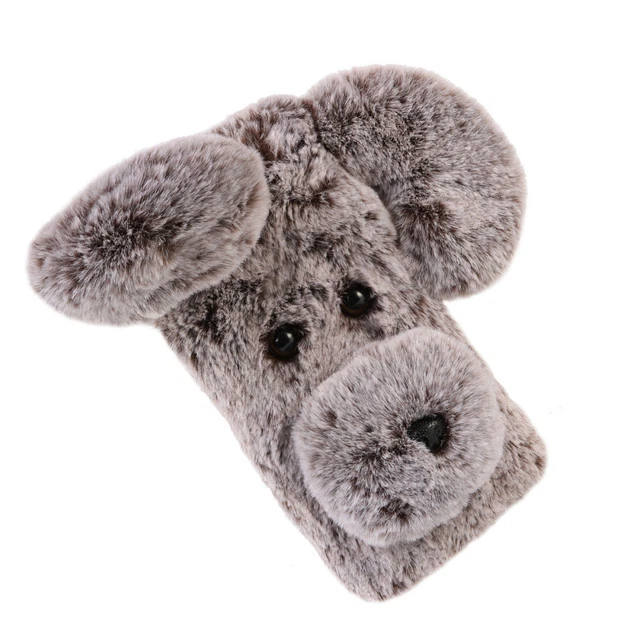 Coque pour téléphone à motifs en peluche douce Mignon hiver de mode Garder 10