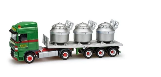 HERPA HO 1/87 CAMION DAF 95 XF TRAILER AJ VEURINK HARDENBERG SSC Gardinenplanen