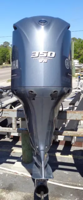 Used 2012 25" Yamaha 350hp 4 Four Stroke Outboard Boat Motor F350 350hp 940 hrs