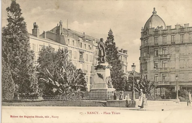 Nancy Place Thiers Postcard