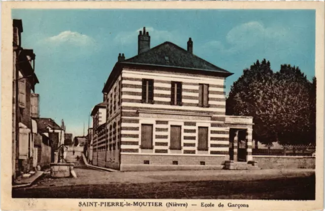 CPA St-PIERRE le Mutier École de Gracons Nievre (100396)