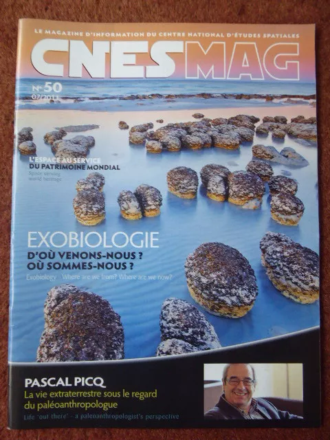 Revue Cnes Mag 50 7/11 Exobiologie Picq Mars Planete Exoplanete Japon Patrimoine