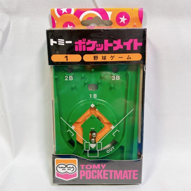 TOMY POCKETMATE BASEBALL Game Analog Board Game Showa Retro New £33.84