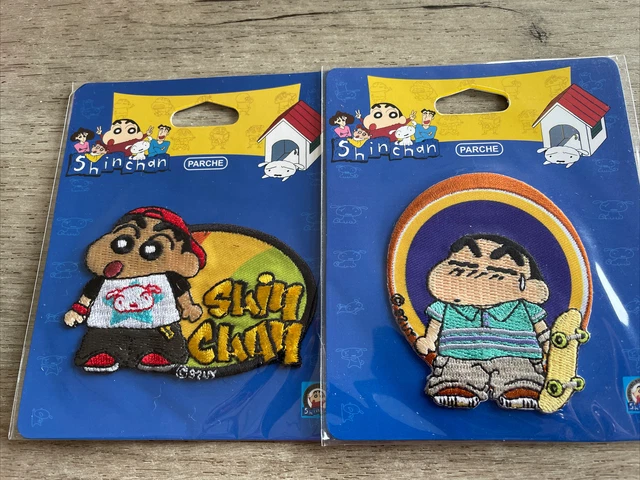 2 Shin Chan Iron On Patches