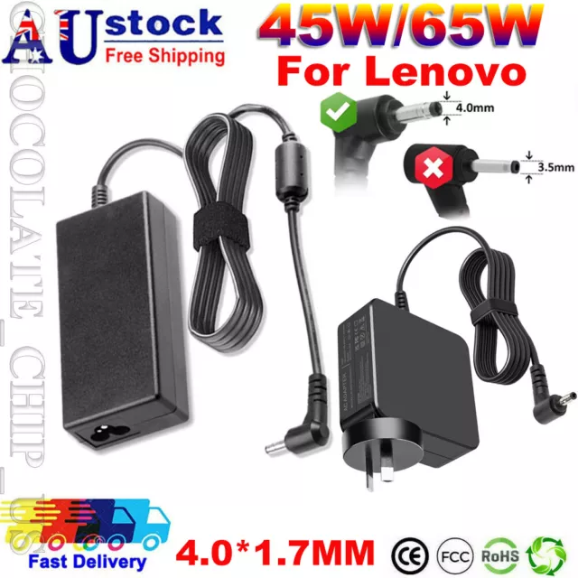 45W 65W 20V AC Adapter Charger For Lenovo IdeaPad 310 330 510 520S 710S Laptop