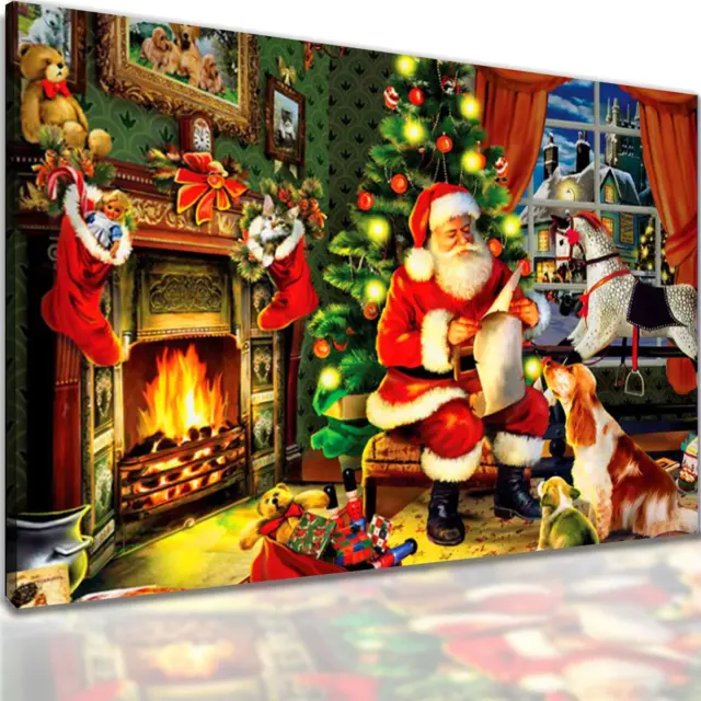 Christmas Diamond Art Painting Kits for Adults - 5D Round Full Drill  Diamond for