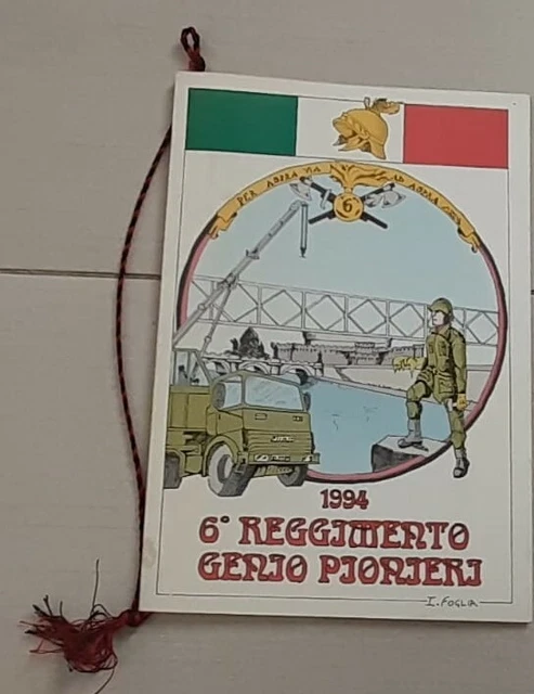 CALENDARIO 6° REGGIMENTO Genio Pionieri 1994 ( Sped. in