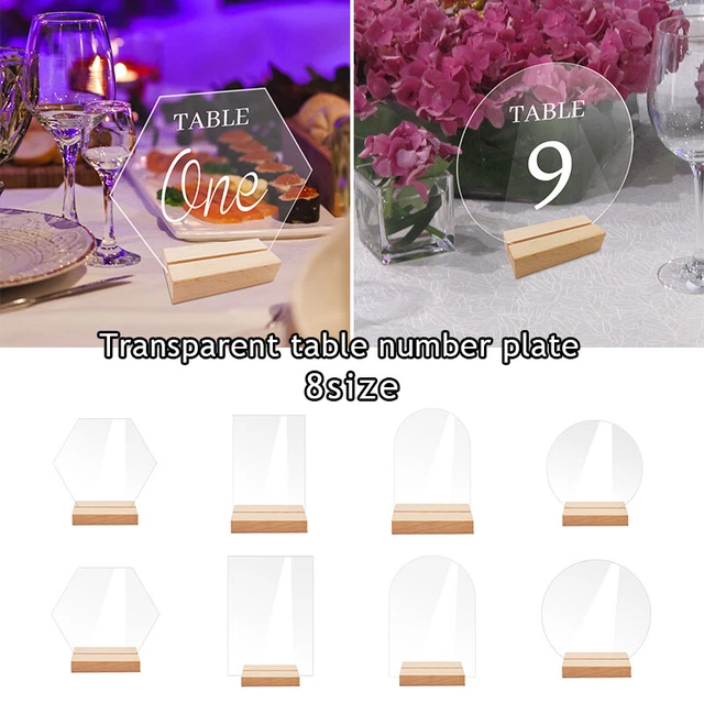 SIGN NUMBER TABLE Sign Holder Display Stand Wedding Table Place ...