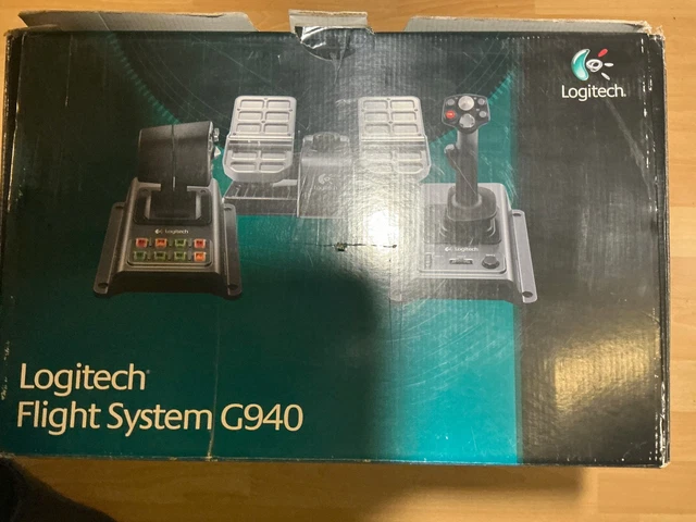 Logitech G490 LOGITECH FLIGHT SYSTEM G940 - Force Feedback Stick, Ruderpedale ...
