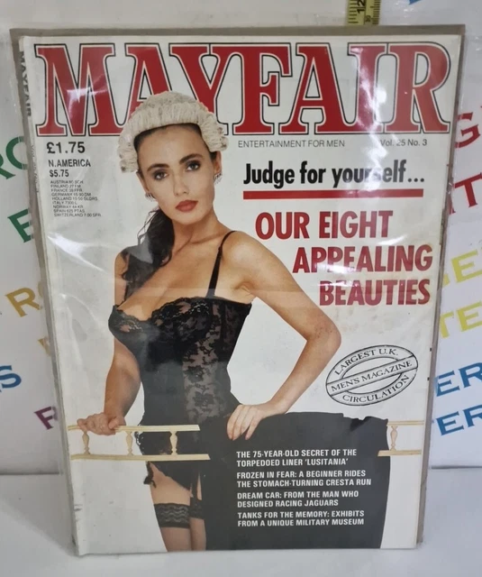 VINTAGE MAYFAIR MAGAZINE Volume Vol 25 No 3 March 1990 With Kathy Lloyd vintage-mayfair-magazine-volume-vol-25-no-3-march-1990-with-kathy-lloyd