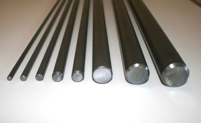 Mild Steel Round Bar 4mm - 40mm Dia 100mm - 1000mm lengths