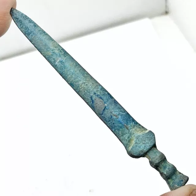 Espada en miniatura antigua o vintage de los estados en guerra chinos estilo arte asiático antiguo