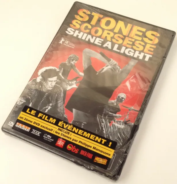 dvd SHINE A LIGHT rolling stones fr zone 2 neuf sous film plastique
