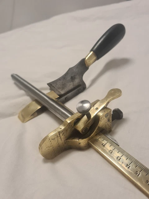 Rarität Messing Riemenschneider Sattlermesser Ledermesser Schuster Sattler alt Rarität Messing Riemenschneider Sattlermesser Ledermesser Schuster Sattler alt