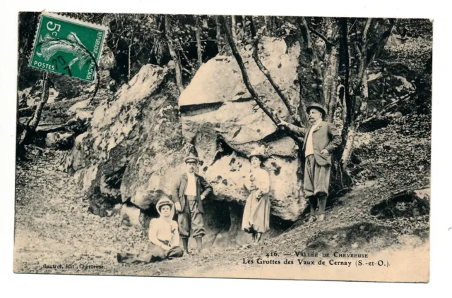 C14080 - Une Carte Postale Ancienne - VALLÉE DE CHEVREUSE - Les Grottes des Vaux