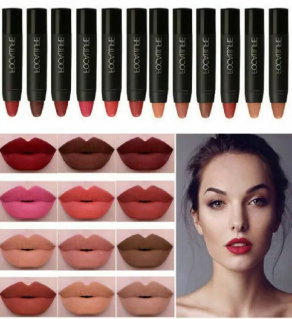 Focallure Matte Metallics Crayon Lipstick - 27 Shades