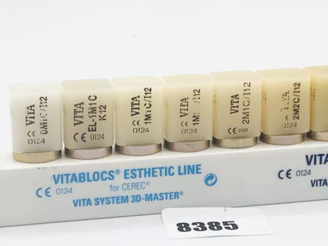 VITA  VITABLOCS Mark II Sample Set for CEREC/inLab 10 Stück Keramikblock  NEU 3