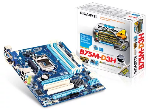 Gigabyte GA-B75M-D3V mATX  LGA1155  motherboard