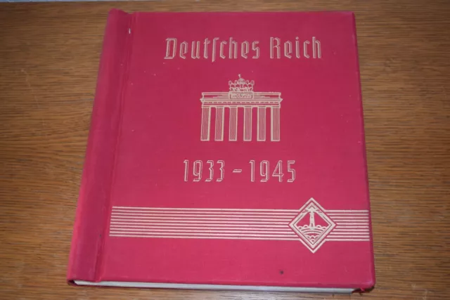 Leeres Album Drittes Reich und Gebiete falzlos gut erhalten 8 Bilder (s166