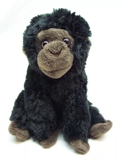 Wild Republic SOFT CUTE BLACK BABY GORILLA 8" Plush STUFFED ANIMAL Toy