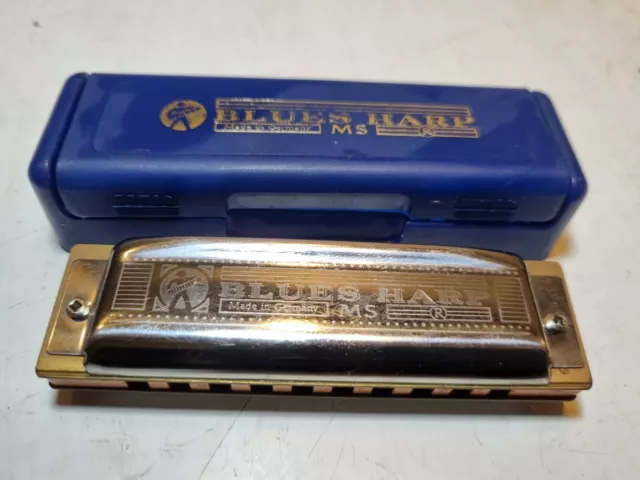 Hohner Blues Harp 532/20 MS Harmonica In Case with Insert - G Key