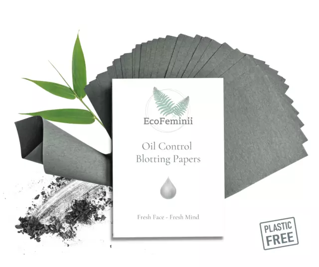 Oil Control Blotting Paper by EcoFeminii: Super Absorbent for Radiant Matte Skin