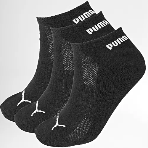 Puma Cushioned Sneaker Socks Black Confezione 3 Paia Di Calzini Da Adulto