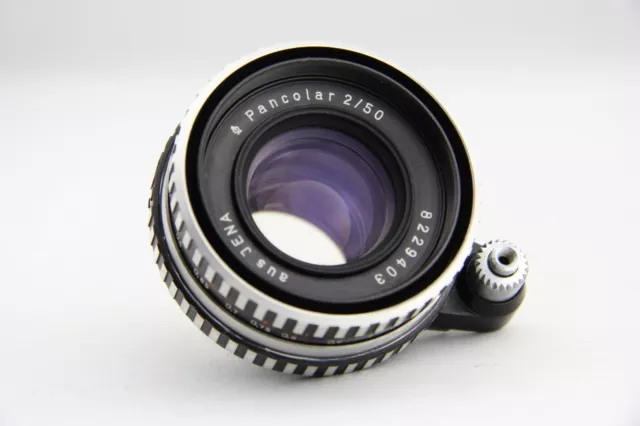Carl Zeiss Jena Zebra Pancolar 50mm F/2 Exa Mount 2/50 # 9840