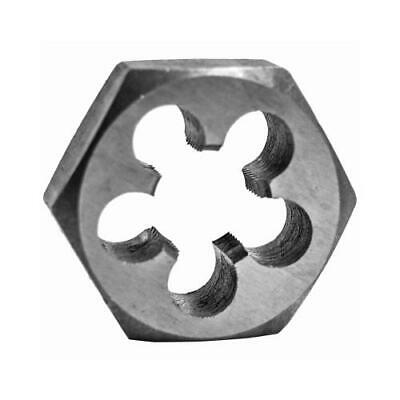 Century Drill & Tool 96208 High Carbon Steel Fractional Hexagon Die, 7/16-20 NF