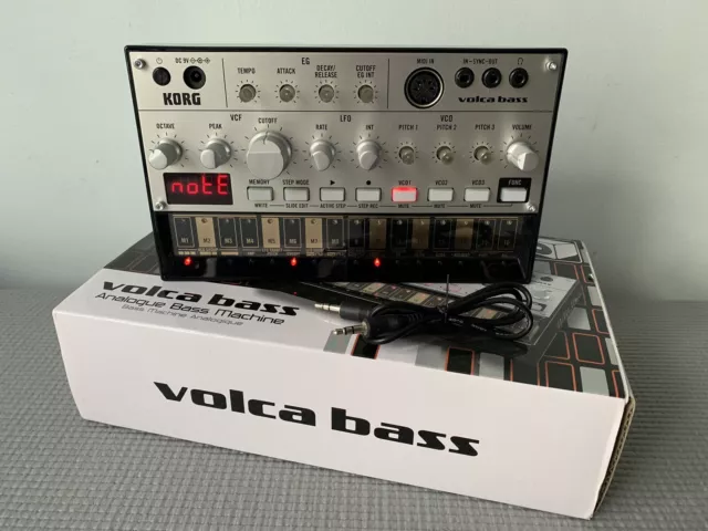 Korg Volca Bass Analogue Synthesizer Boxed Complete With Instructions VGC