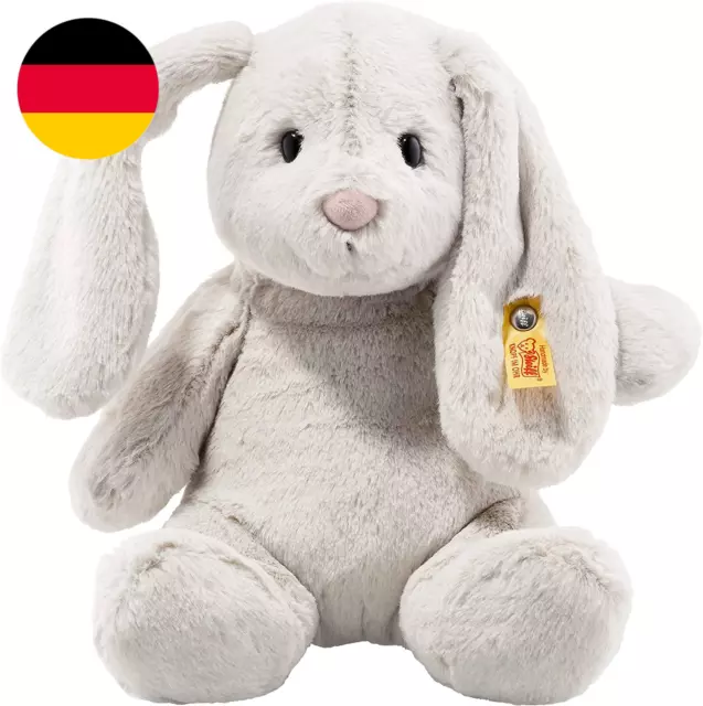 Steiff Hoppie Hase - 28 Cm - Plüschhase Mit Schlappohren - Soft Cuddly Friends -