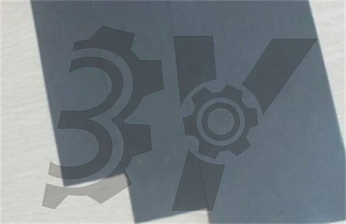 One 99.99% Pure Graphite Electrode Rectangle Plate Sheet 150*50*4mm