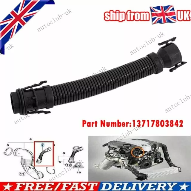 Air Intake Breather Hose Pipe For Bmw 1 3 5 7 Series X3 X5 X6 #13717803842 Uk🚚