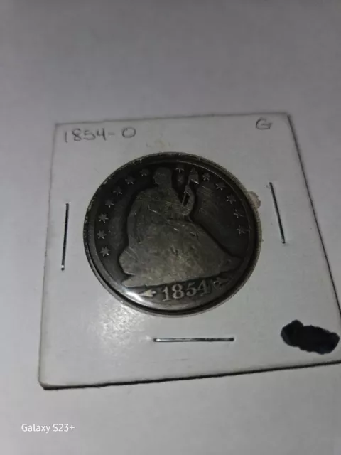 1854 O Half Dollar Seated Liberty