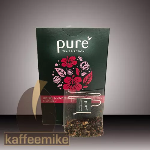 Pure Tee Fruechtetee mit Himbeere und Hibiscus Selection 25x3g Beutel