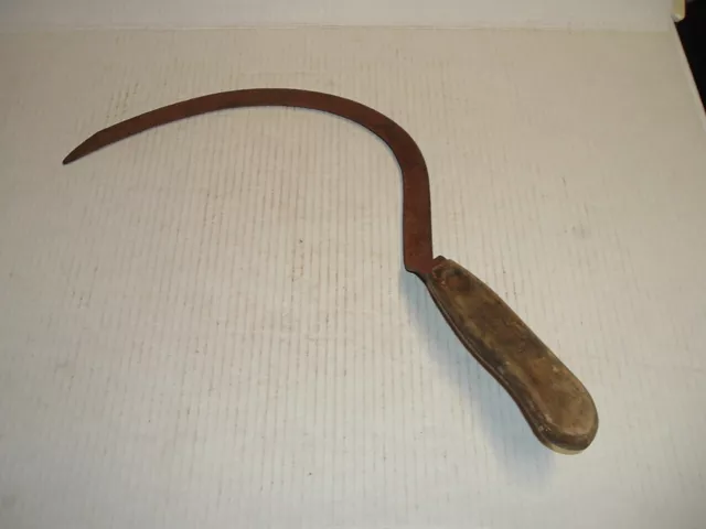 Hand Scythe Sickle Old Farm Garden Vintage Tool