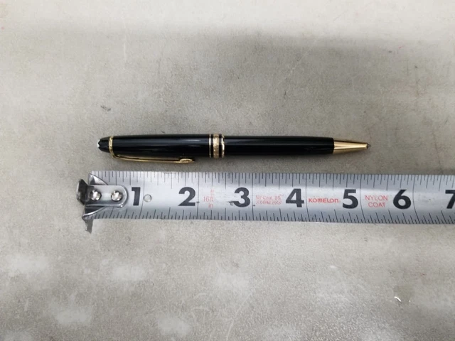 Vintage Montblanc Meisterstuck Ballpoint Pen Black With Gold, W Germany, AS IS