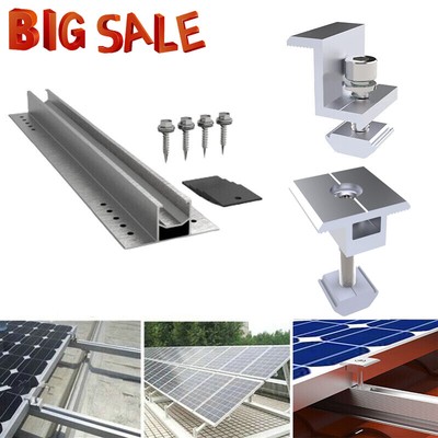 Solar Cross Rails CROSS CONNECTOR ALUMINIUM for solar mounting profile rail photovoltaic ...