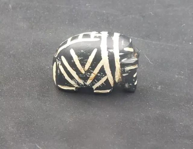 Ancient Patina Attractive Original etched agate pyu elephant privilege bead