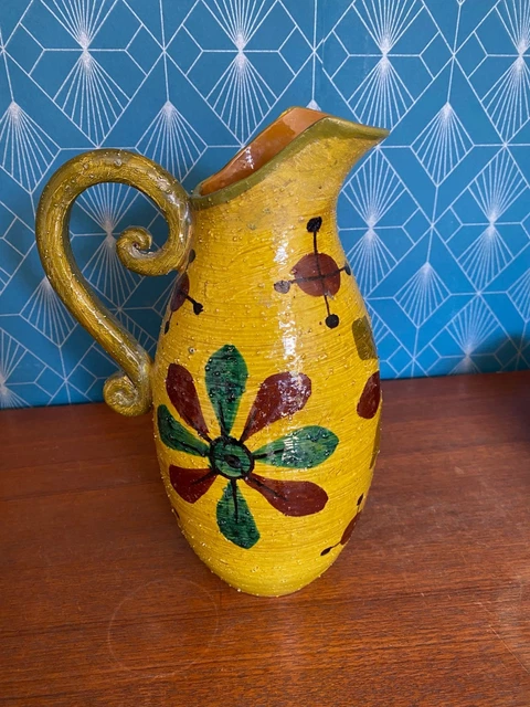 Aiguière / Pichet en céramique italienne vintage - Maioliche Deruta