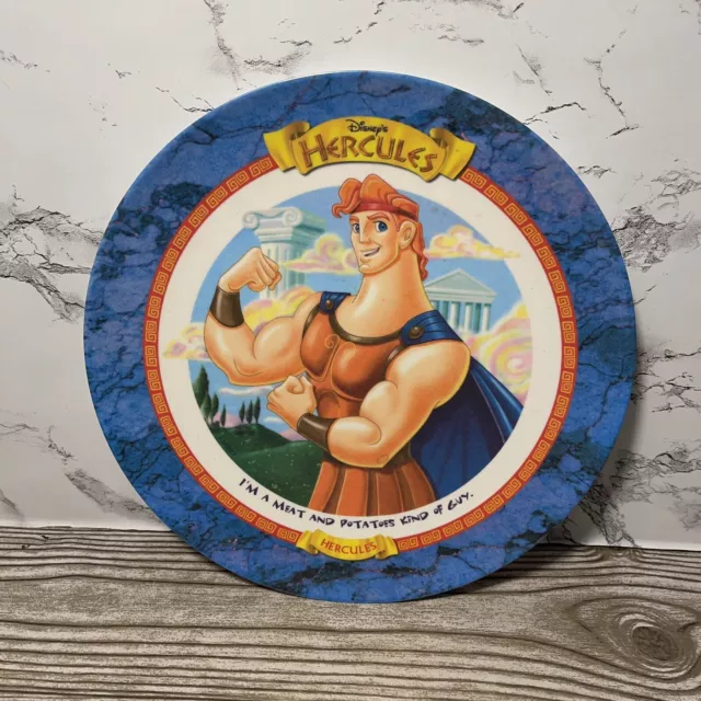 Vintage 1997 McDonalds Hercules 9" Melamine Plastic Disney Collector’s Plate