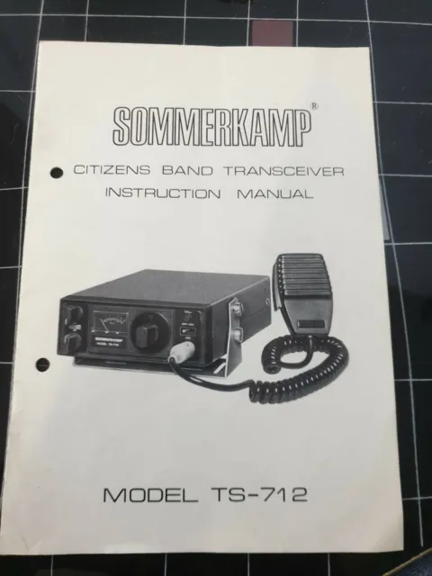 Bedienungsanleitung Manual Sommerkamp ts712